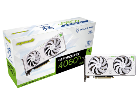 Manli GeForce RTX™ 4060 Ti 雪狐 8GB(M2610+N748)